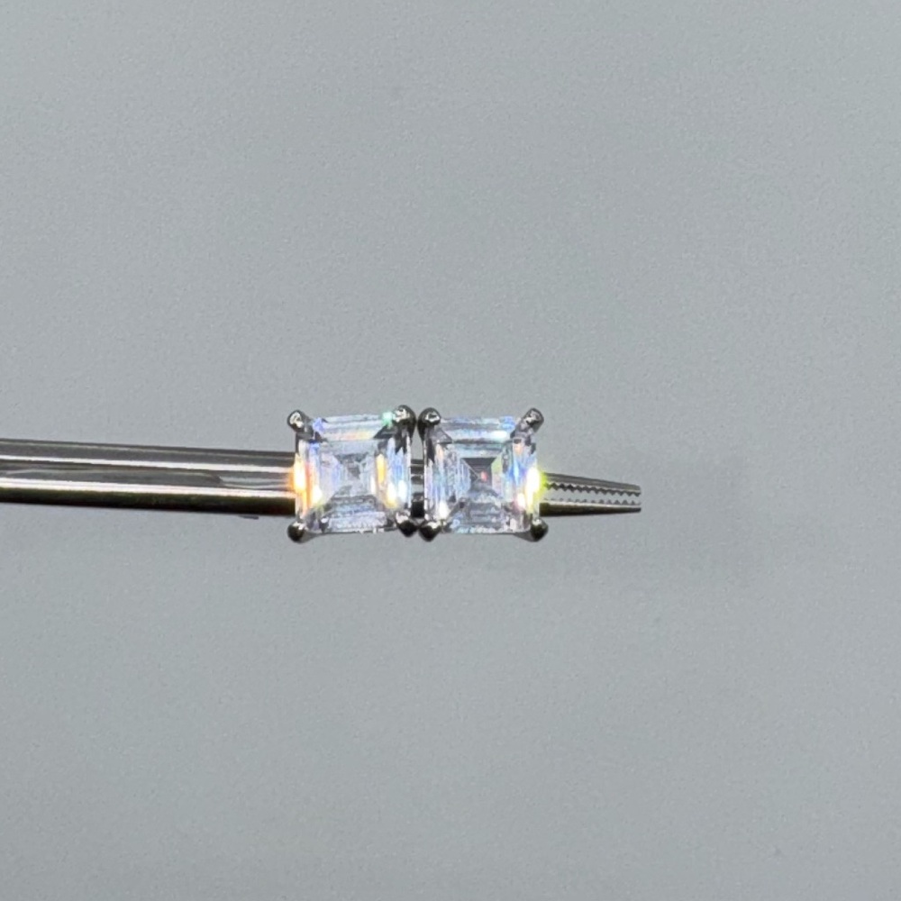 1.5ct Asscher Earrings - Picture 10 of 12